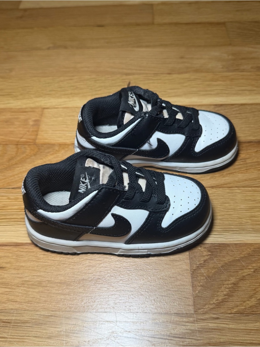 Nike Dunk Low Black White Panda Toddler Sneakers – Size 7C